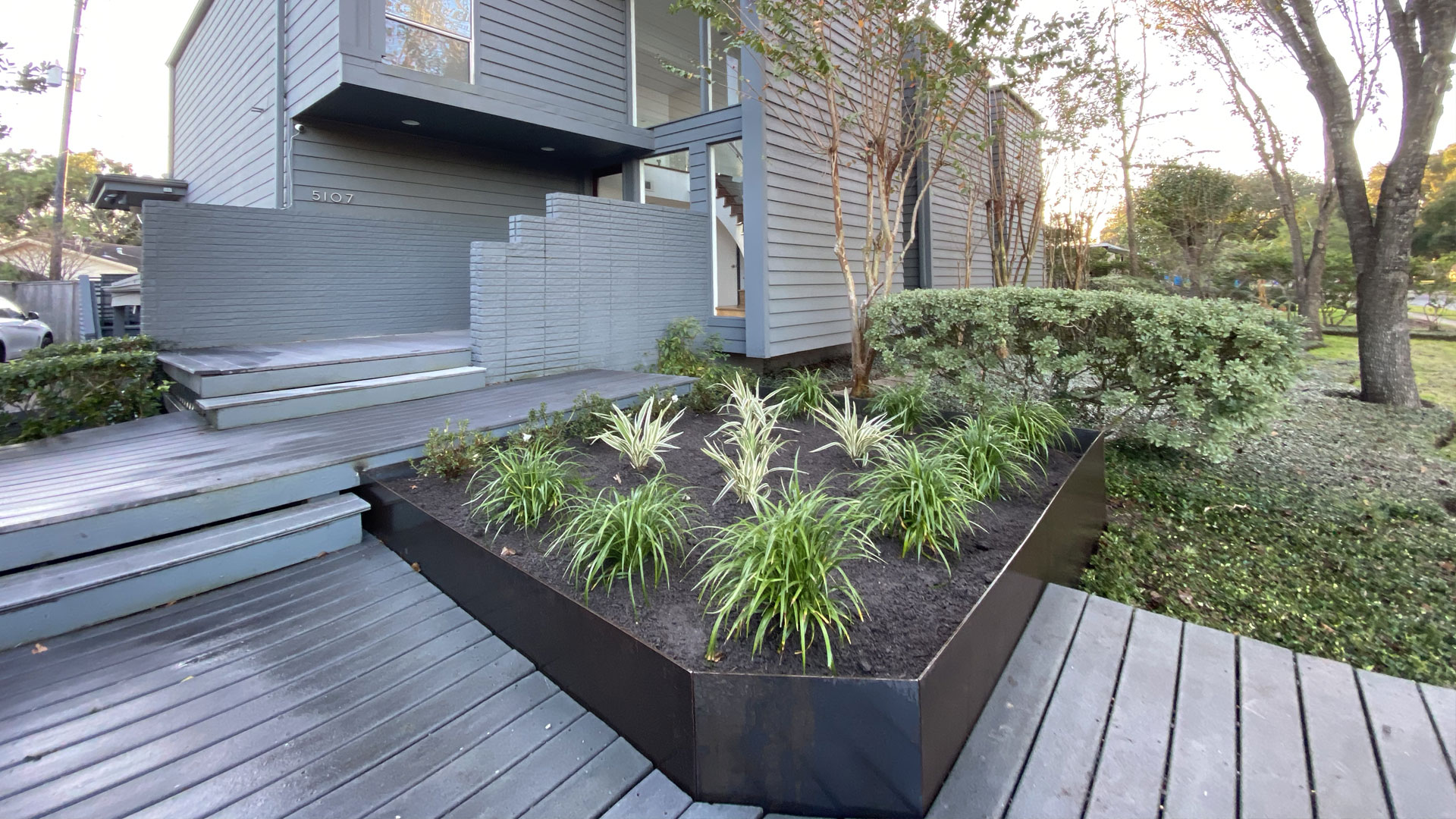 Steel Planter Fabrication