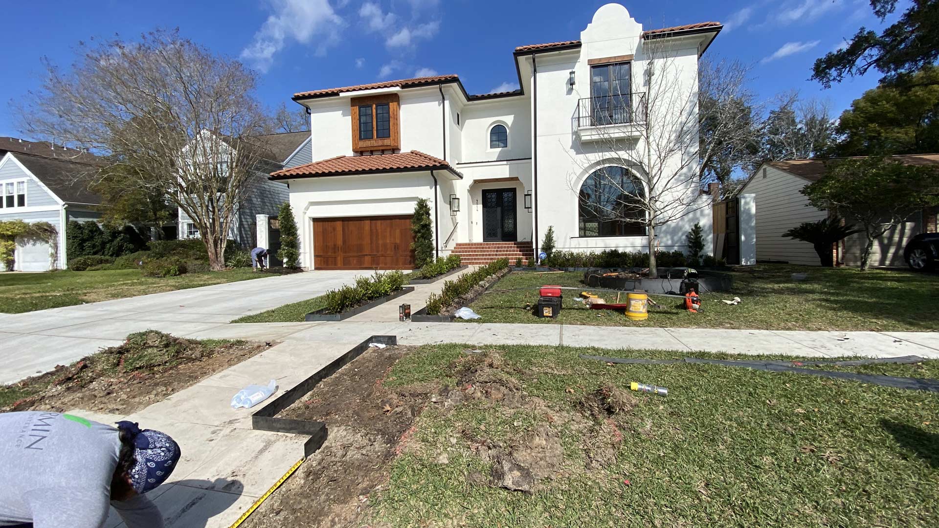 Steel landscape edging