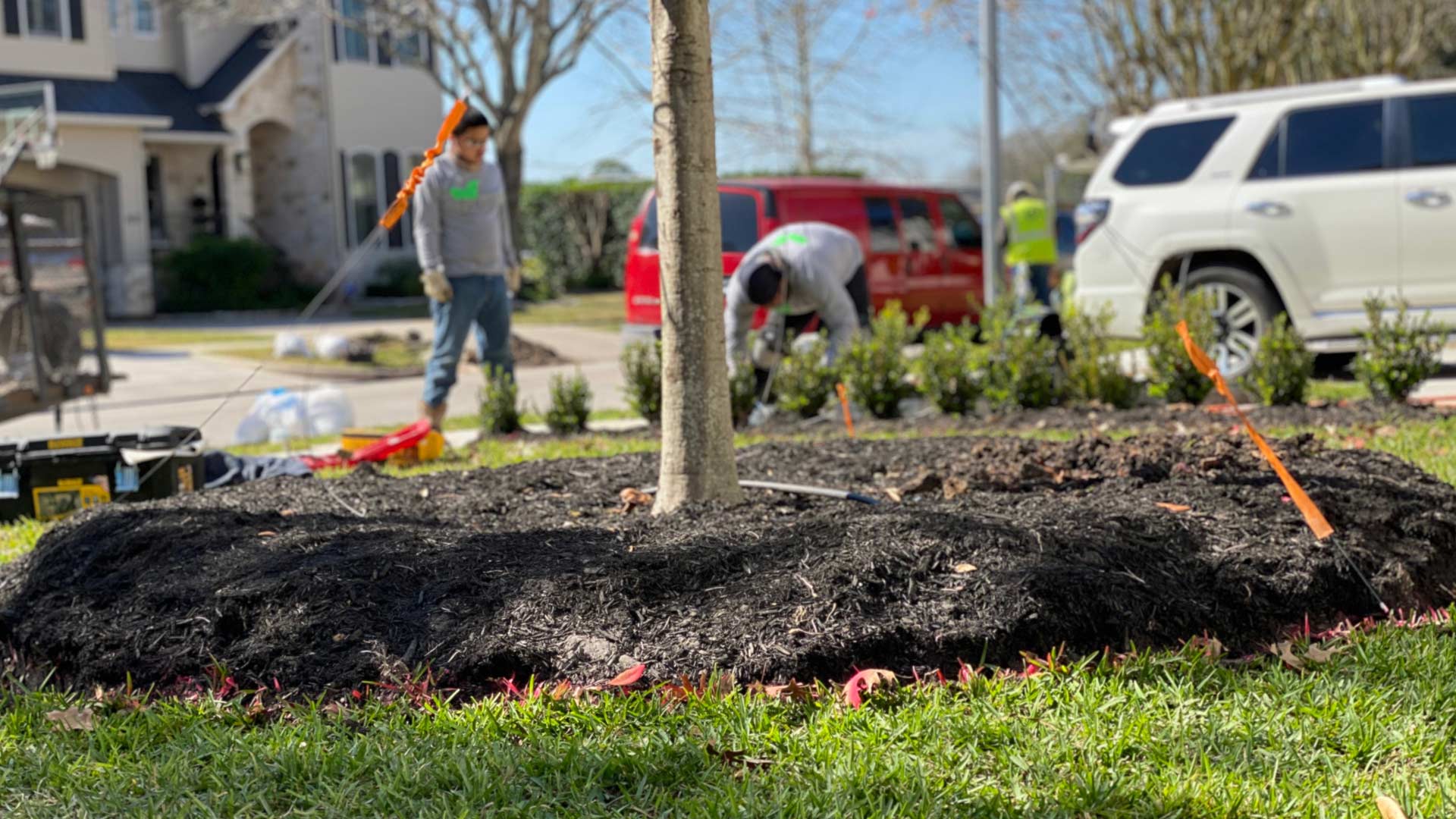 Steel landscape edging